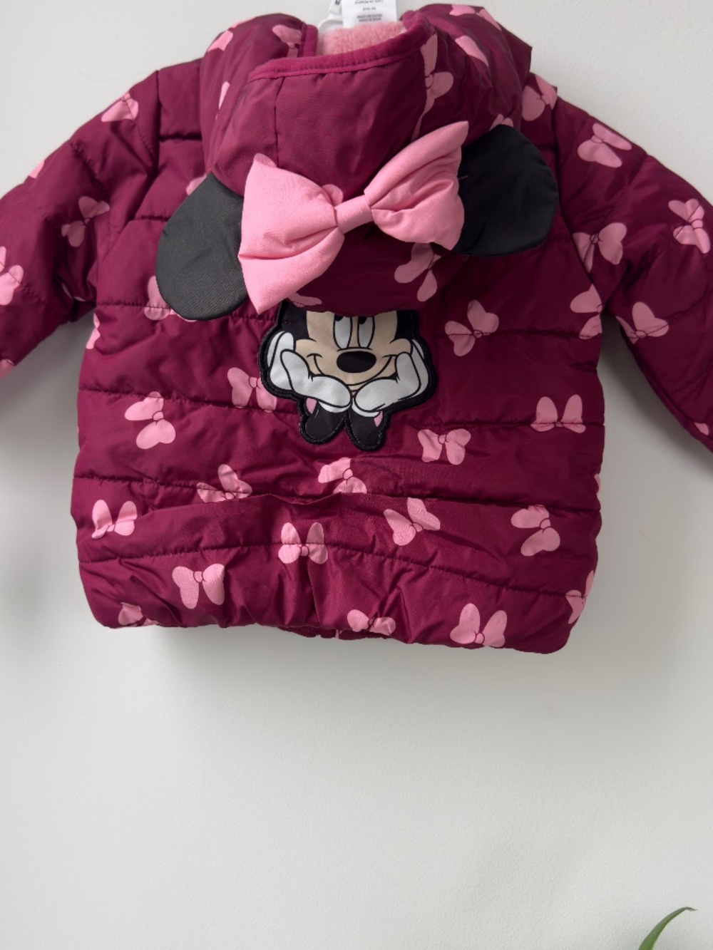 New Disney Minnie Mouse hooded coat